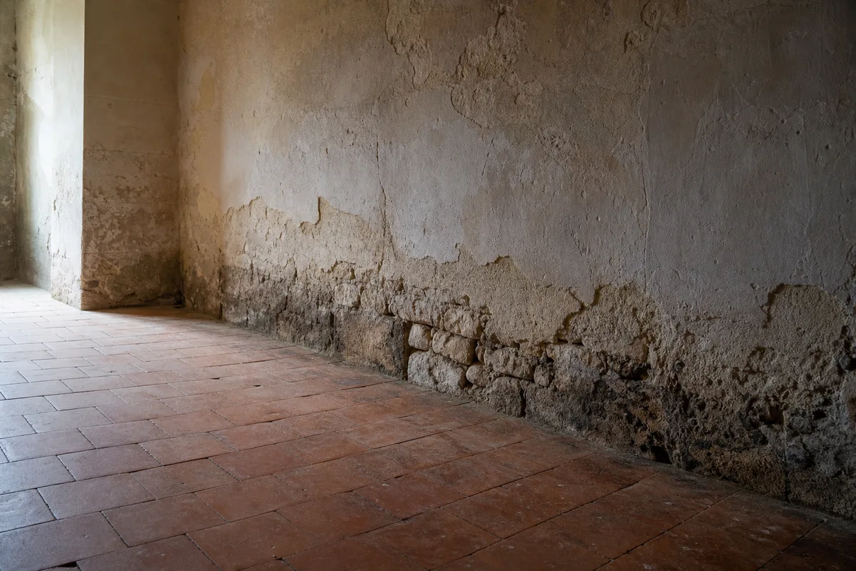 Traiter les remontées capillaires d'un mur ancien